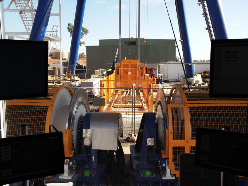 Construction Headframe and Winding System